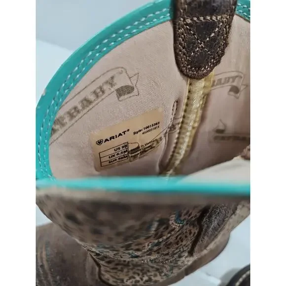 Ariat ~Woman Size 9B~ Brown Fatbaby Heritage Western Boots. - Picture 16 of 16